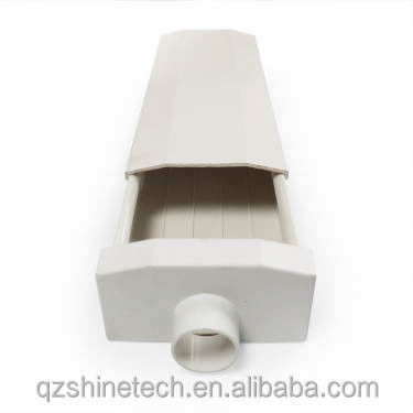 Υδροπονικό σύστημα καλλιέργειας 100 * 50mm NFT PVC σωλήνα κάθετη γεωργία με λευκά αξεσουάρ